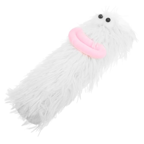 POPETPOP Funny Catnip Pillow Toy Für Katzen Multifunktionales Plüschspielzeug Für Drinnen Interaktive Katzenunterhaltung Und Und Langlebig Weiß von POPETPOP
