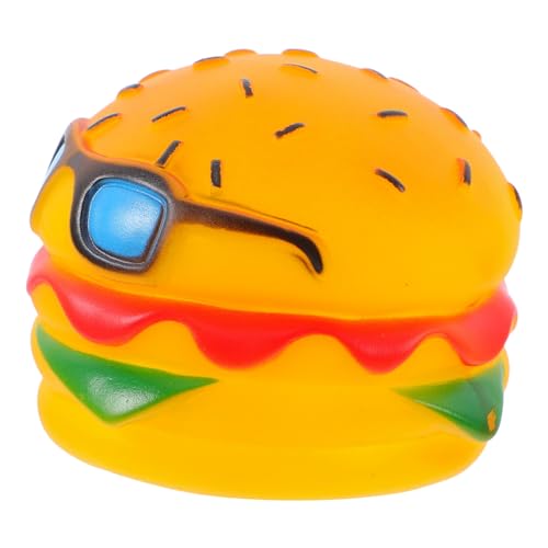 POPETPOP Quietschende Hamburger Quietschende Hundespielzeug Realistic Food-kauspielzeug Für Kleine Hunde Haustierversorgung Für Zahnen Und Kauen Interaktives Spiel von POPETPOP
