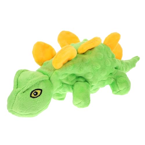 POPETPOP Kauspielzeug für Hunde Quietschspielzeug aus Plüsch für Aggressive Dinosaurier Design Interaktives Spielzeug für Kleine und Große Hunde Langlebig und Sicher von POPETPOP