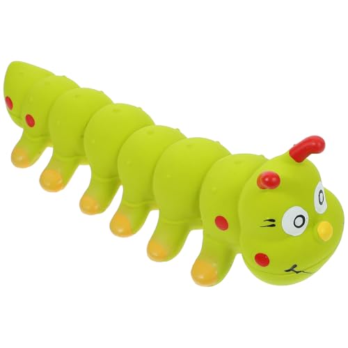POPETPOP Quietschendes Hundespielzeug Raupe Welpenspielzeug Weiche Gummi-Raupe Latex-Kauspielzeug Haustier-Welpenspielzeug POPETPOP Quietschendes Hundespielzeug Raupe Welpenspielzeug Weiche Gummi-Raupe Latex-Kauspielzeug Haustier-Welpenspielzeug von POPETPOP