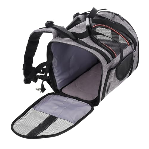 POPETPOP Multifunktionale Haustier-Tragetasche Atmungsaktiver Rucksack Für Hunde Und Katzen Für Reisen Und Outdoor-aktivitäten Verstellbarer Schultergurt Komfortabel Und Langlebig von POPETPOP