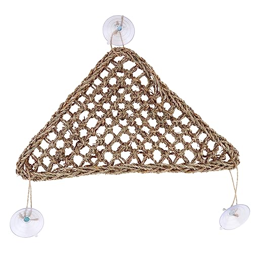 POPETPOP Reptiliennetz-Hängematte Hamsterspielzeug Schildkrötentisch Schildkröte Kaninchen mastubatoren dengelapparat Dragon Hängematte Reptilien-Hängematte Brown von POPETPOP