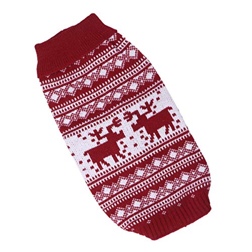 POPETPOP Rote Hunde Winter Weihnachtsfeier für Kostü Warme Katzen Urlaub Pullover Outfits XL Mantel Welpe Rentier Hund Strickgröße Niedliche Katzen Kleine Kostüme Rollkragenpullover POPETPOP Rote Hunde Winter Weihnachtsfeier für Kostü Warme Katzen Urlaub Pullover Outfits XL Mantel Welpe Rentier Hund Strickgröße Niedliche Katzen Kleine Kostüme Rollkragenpullover von POPETPOP
