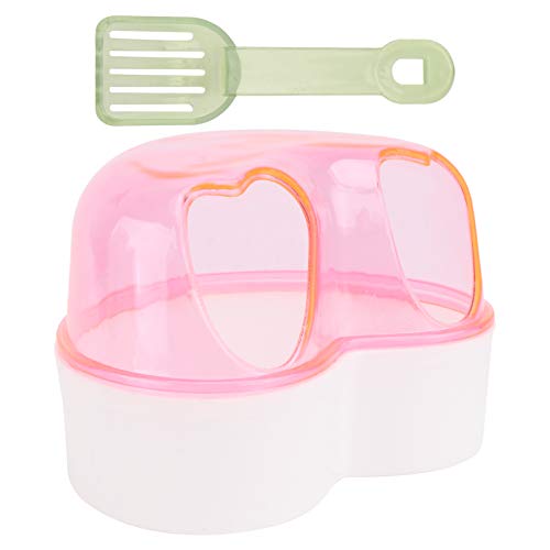 POPETPOP Sandbadezimmer Meerschweinchenhaus Haustier wasserspender für Hunde Hamsterkäfige kleines Tier Hamster sandbad Hamster-Sandbad Chinchilla Sandbad entzückendes Badezimmer Hamsterbad von POPETPOP