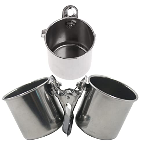 POPETPOP Food Dispenser Schale Nymphensittiche Schalen Schalen Nymphensittich Sittich Praktischer Becher Für Stahlfutterspender Futterhalter Käfig Futterspender Vogelkäfig Futter Outdoor Zubehör POPETPOP Food Dispenser Schale Nymphensittiche Schalen Schalen Nymphensittich Sittich Praktischer Becher Für Stahlfutterspender Futterhalter Käfig Futterspender Vogelkäfig Futter Outdoor Zubehör von POPETPOP