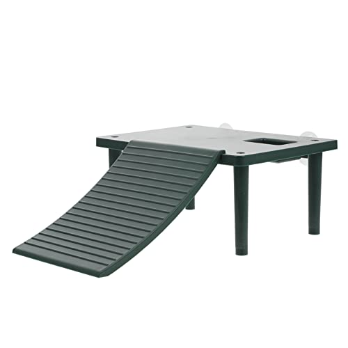 POPETPOP Schildkröten-Terrasse Plattform Reptilien-Heizmatte Schildkröten Klettergerüst Schildkröten Habitat Dekoration Panzerschildkröte Kletterinsel für Schildkröten Green POPETPOP Schildkröten-Terrasse Plattform Reptilien-Heizmatte Schildkröten Klettergerüst Schildkröten Habitat Dekoration Panzerschildkröte Kletterinsel für Schildkröten Green von POPETPOP