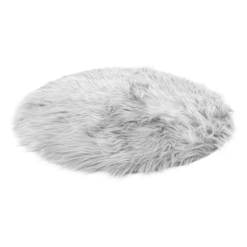 POPETPOP Rundes Plüsch-hundekissen Warmem Material Für Innenbereich Kuschelige Liegefläche Für Haustiere Grauton Geeignet Für Herbst Und Winter POPETPOP Rundes Plüsch-hundekissen Warmem Material Für Innenbereich Kuschelige Liegefläche Für Haustiere Grauton Geeignet Für Herbst Und Winter von POPETPOP