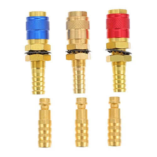 POPETPOP 10mm Gas Wasser Adapter Schnellverbinder Set Für Schweißer Schweißer Zubehör POPETPOP 10mm Gas Wasser Adapter Schnellverbinder Set Für Schweißer Schweißer Zubehör von POPETPOP