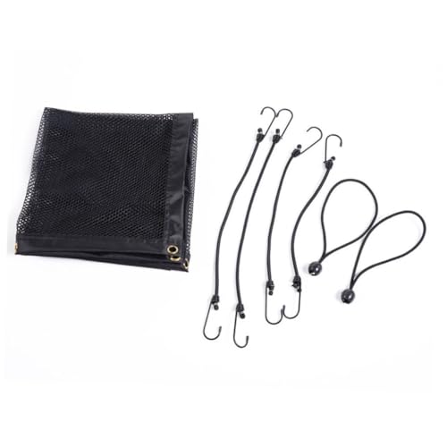 POPETPOP 115X62cm Haustier Sicherheitsnetz für Auto Hunde und Katzen Trennnetz Langlebig Elastisch für Kofferraum und Gepäck von POPETPOP