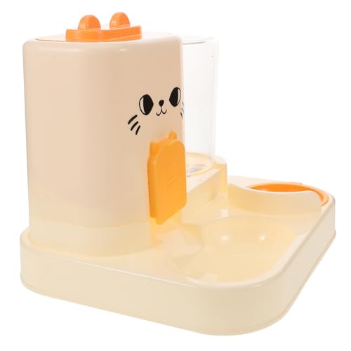 POPETPOP Schwerkraft Futter und Wasserspender für Katzen Automatischer Futternapf und Tränke für Kleine und Katzen mit Großem Fassungsvermögen zu Reinigen von POPETPOP