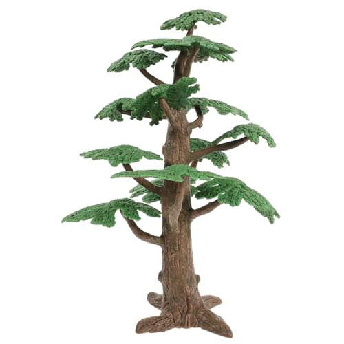 POPETPOP Simulationsbaumschmuck Landschaftsdekor Maßstab Mini Landschaft Feengarten Miniatur Terrarium Blätter Mini Bäume Modell Kleiner Baum Pflanzenmodell Baum Weihnachten von POPETPOP