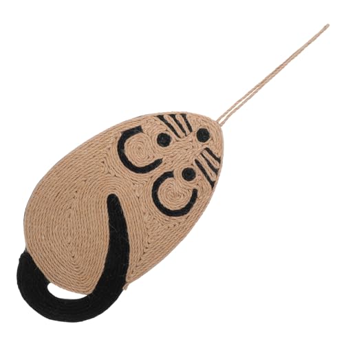 POPETPOP Sisal Katzenkratzmatte Niedliche Katzen Kratzmatte Für Innenräume Wandmontierte Sisal Kratzmatte Interaktive Katzen Spielmatte Kratzbrett Für Katzen Katzen Zur Krallenpflege von POPETPOP