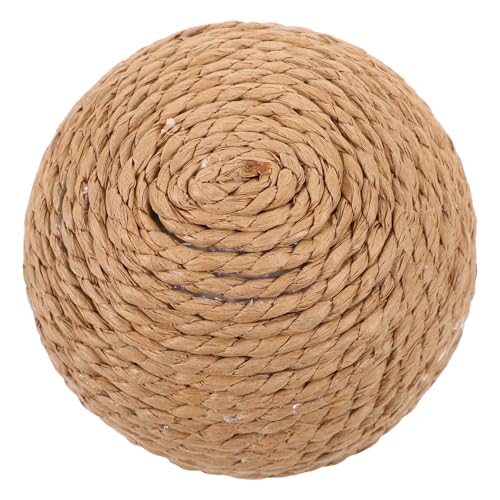 POPETPOP Sisalkugel interaktives katzenspielzeug Interactive cat Toy Katzenspielzeug aus Sisal Kätzchen rollender Ball Kätzchen Spielzeug Katzenkratzbrett Haustier Spielzeug Katzenkratzer von POPETPOP