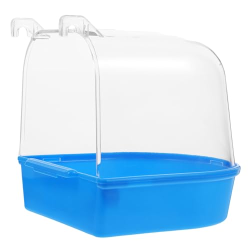 POPETPOP Praktische Vogelbadewanne Für Käfige Kompakte Badebox Für Sittiche Und Papageien Stabile Duschschale Als Ersatz-wasserspender Für Vögel von POPETPOP