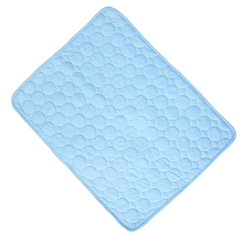 POPETPOP Sommer-Kühlbetten Haustierbett Hundehütte Bett Sommer-Haustiermatte Heimtierbedarf Blaue Sommer-Haustiermatte Haustier-Warmhaus von POPETPOP