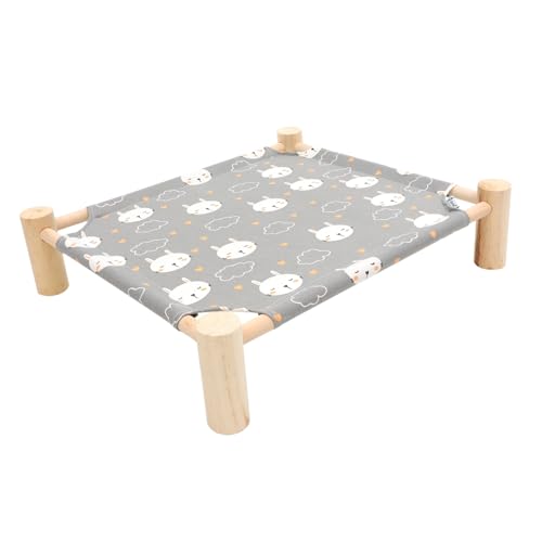 POPETPOP Elted Bed Katzenschlafbett Erhöhtes Katzenbett Holzbeine Haustierbett Gemütliches Nest Für Katzen POPETPOP Elted Bed Katzenschlafbett Erhöhtes Katzenbett Holzbeine Haustierbett Gemütliches Nest Für Katzen von POPETPOP