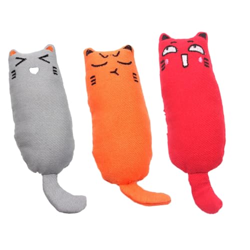POPETPOP 3St Katze Katzenminze Spielzeug Kauspielzeug Kätzchen Spielzeug Stoff Spielzeug für Haustiere Spielzeuge Beißspielzeug für Katzen Katze Katzenminze Kissen niedlich Haustierzubehör POPETPOP 3St Katze Katzenminze Spielzeug Kauspielzeug Kätzchen Spielzeug Stoff Spielzeug für Haustiere Spielzeuge Beißspielzeug für Katzen Katze Katzenminze Kissen niedlich Haustierzubehör von POPETPOP