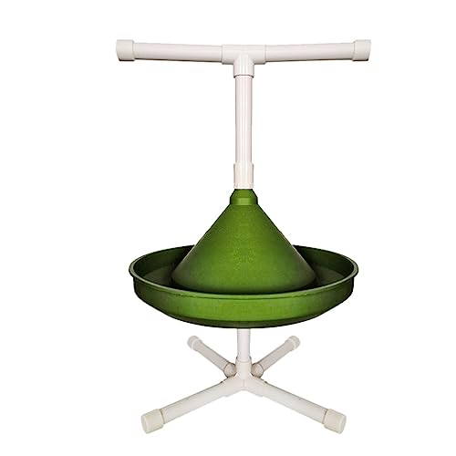 POPETPOP Papageien Standregal Mit Mehrfachfunktion Kletterspielzeug Futter Und Badewanne Für Vögel Aus Sicherem Material Für Wellensittiche Nymphensittiche Und Andere Kleine Vögel von POPETPOP