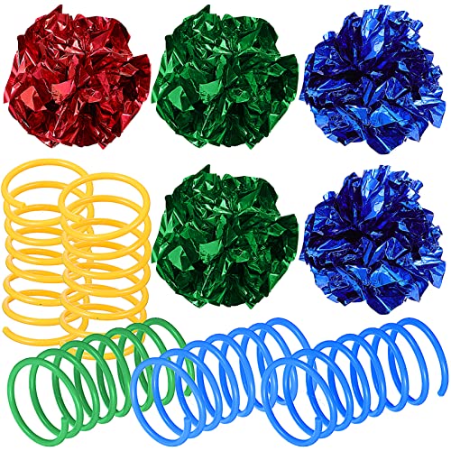 POPETPOP Spielzeuge 1 Set Katzen-Crinkle-Bälle Frühlingsspielzeug Funkelnde Bälle Pompons Glitzerbälle Kätzchen-Kau- Jagdbälle Interaktives Haustierspielzeug Für Stress Zufällige Farbe POPETPOP Spielzeuge 1 Set Katzen-Crinkle-Bälle Frühlingsspielzeug Funkelnde Bälle Pompons Glitzerbälle Kätzchen-Kau- Jagdbälle Interaktives Haustierspielzeug Für Stress Zufällige Farbe von POPETPOP