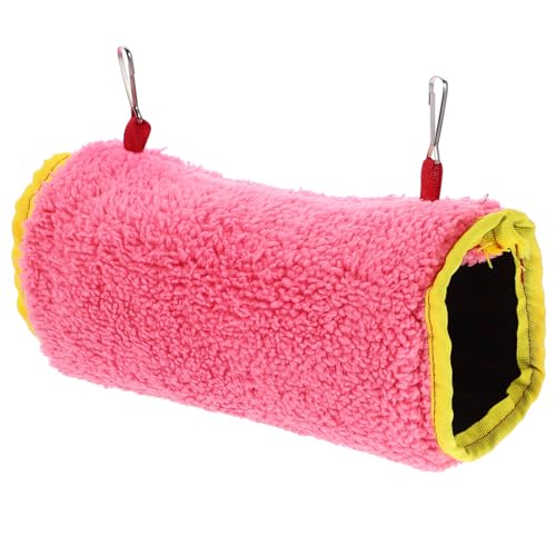 POPETPOP Warme Höhle Hamster Bett Eichhörnchen Chinchilla Hängematte 11x22cm Tragbarer Tunnel für Meerschweinchen von POPETPOP