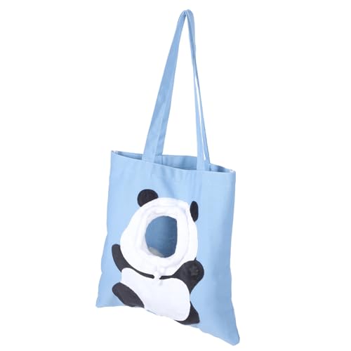 POPETPOP Tragbare Tasche Für Katzen Katzentragetasche Aus Canvas Haustiertransporttasche Leichte Umhängetasche Für Reisen Katzenbehälter Mit Schultergurt Für Einkaufszentren Und Parks von POPETPOP