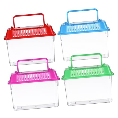 POPETPOP 4 Stück Tragbares Mini-Aquarium Für Schildkröten Tragbares Aquarium Tragbares Aquarium Reptilien-Aquarium Strandspielzeug Terrarium Für Reptilien Meereslebewesen-Keeper Mit POPETPOP 4 Stück Tragbares Mini-Aquarium Für Schildkröten Tragbares Aquarium Tragbares Aquarium Reptilien-Aquarium Strandspielzeug Terrarium Für Reptilien Meereslebewesen-Keeper Mit von POPETPOP