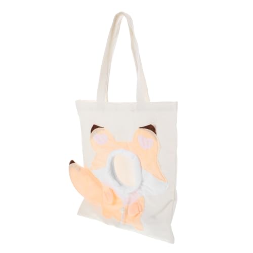 POPETPOP Katzentragetasche Mit Fuchsdesign Tragbare Haustiertasche Für Kleine Hunde Und Katzen Robuste Umhängetasche Als Handtragetasche Für Reisen POPETPOP Katzentragetasche Mit Fuchsdesign Tragbare Haustiertasche Für Kleine Hunde Und Katzen Robuste Umhängetasche Als Handtragetasche Für Reisen von POPETPOP