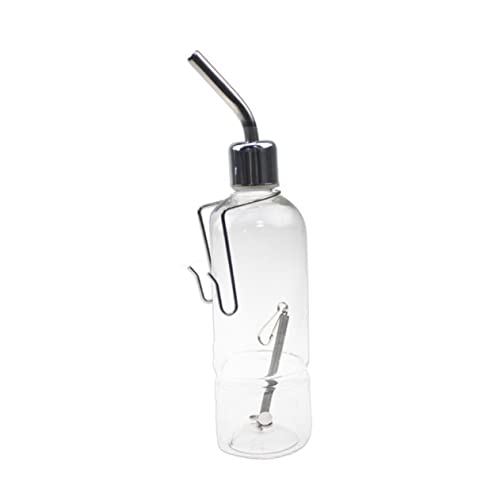 POPETPOP 180 Ml Haustier-wasserzufuhr Automatische Fütterungsvorrichtung Auslauf Aus Edelstahl Für Katzen Hunde Meerschweinchen Vögel Tauben Papageien Mini-futterspender von POPETPOP