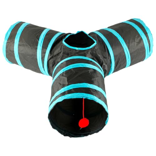 POPETPOP Interaktiver Tunnel Lustiges Kätzchenspielzeug in Y-Form Für Hauskatzen Faltbar Verschleißfestes Polyester 3 Geräumige Tunnel POPETPOP Interaktiver Tunnel Lustiges Kätzchenspielzeug in Y-Form Für Hauskatzen Faltbar Verschleißfestes Polyester 3 Geräumige Tunnel von POPETPOP