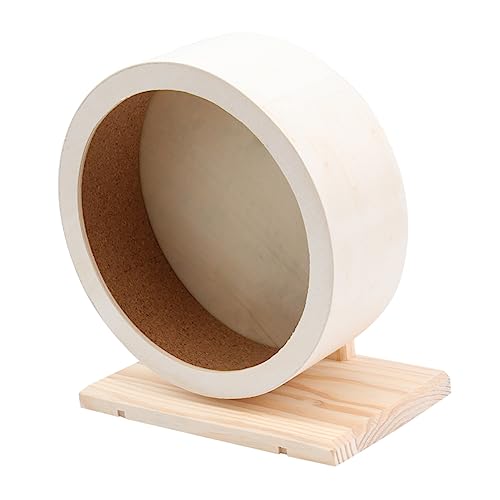 POPETPOP Leises Laufrad Für Hamster Holz rutschfeste Scheibe Haustier-fitnessspielzeug Große Größe Für Ratten Tiere POPETPOP Leises Laufrad Für Hamster Holz rutschfeste Scheibe Haustier-fitnessspielzeug Große Größe Für Ratten Tiere von POPETPOP