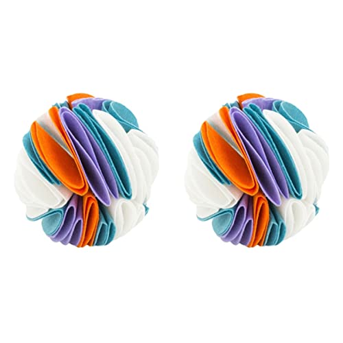 POPETPOP Verteilung Pädagogischer Filzball - Schnüffelnder Mentaler Ball/Spielzeug - Schnüffelfutter/Langsames Fütterungsspielzeug Puzzle Interaktive Schnüffelfütterung & Gehirnmatten POPETPOP Verteilung Pädagogischer Filzball - Schnüffelnder Mentaler Ball/Spielzeug - Schnüffelfutter/Langsames Fütterungsspielzeug Puzzle Interaktive Schnüffelfütterung & Gehirnmatten von POPETPOP