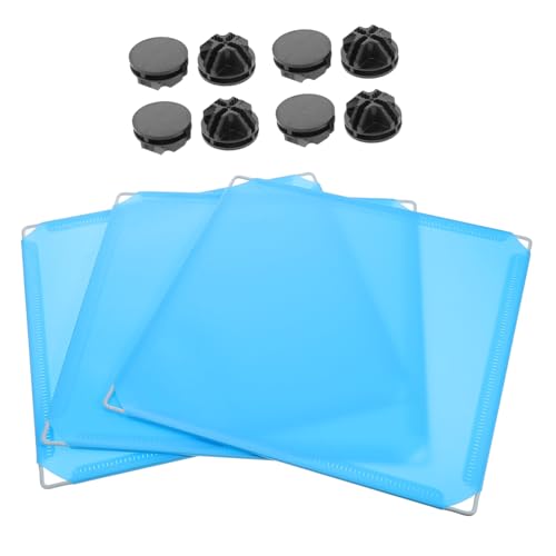 POPETPOP Vielseitige Katzentoilettengehäuse 3 Stück Blumenmuster 8 Schwarze Clips Katzentoilettenzubehör POPETPOP Vielseitige Katzentoilettengehäuse 3 Stück Blumenmuster 8 Schwarze Clips Katzentoilettenzubehör von POPETPOP