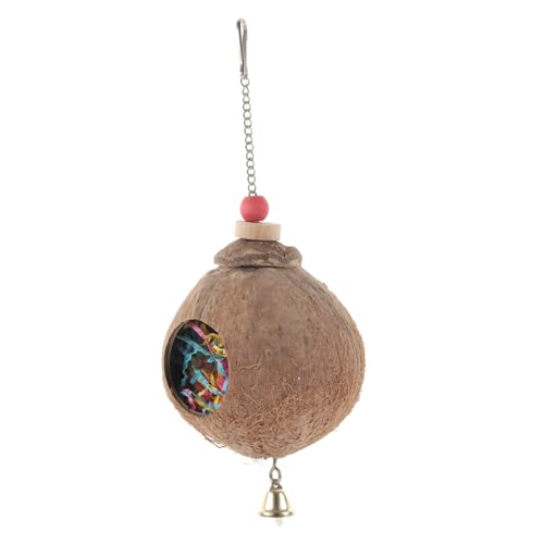 POPETPOP Vögel knete knetspielzeug Papageien-Spielzeugglocke aus Rosenholz Sonnensittich- Käfig Papagei Kokosnussschalenspielzeug Vogelkokosnussschalenspielzeug POPETPOP Vögel knete knetspielzeug Papageien-Spielzeugglocke aus Rosenholz Sonnensittich- Käfig Papagei Kokosnussschalenspielzeug Vogelkokosnussschalenspielzeug von POPETPOP