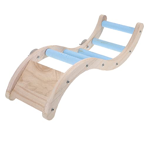 POPETPOP Vogel Holzleiter Papageienkäfig Leiterspielzeug Aus Holz Klauenschleifleiter Papagei Holzleiter Papageienleiter Kletterspielzeug Für Papageien Metall Blue POPETPOP Vogel Holzleiter Papageienkäfig Leiterspielzeug Aus Holz Klauenschleifleiter Papagei Holzleiter Papageienleiter Kletterspielzeug Für Papageien Metall Blue von POPETPOP
