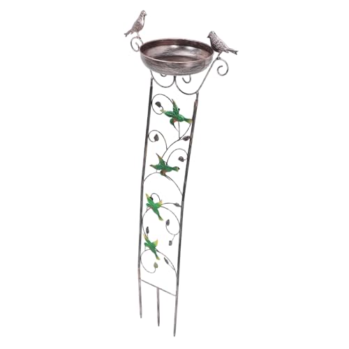 POPETPOP Vogelfutterbad Aus Metall Für Garten Mit Futterspender Vogelbad-futterspender Für Draußen Installieren Dekorativ Für Hinterhof Und Spalier POPETPOP Vogelfutterbad Aus Metall Für Garten Mit Futterspender Vogelbad-futterspender Für Draußen Installieren Dekorativ Für Hinterhof Und Spalier von POPETPOP