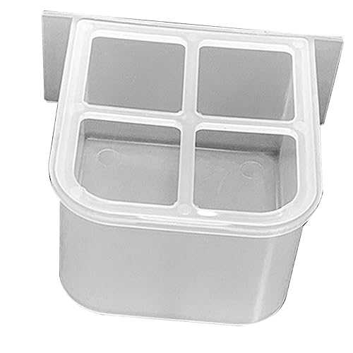 POPETPOP Vogelfutterhaus Vogelfutterbox Für Käfige Transparente Auslaufsichere Futterstation Für Wellensittiche Und Papageien 4 Fächer Vogel Futterspender Für Artgerechte Ernährung Vogelkäfig POPETPOP Vogelfutterhaus Vogelfutterbox Für Käfige Transparente Auslaufsichere Futterstation Für Wellensittiche Und Papageien 4 Fächer Vogel Futterspender Für Artgerechte Ernährung Vogelkäfig von POPETPOP