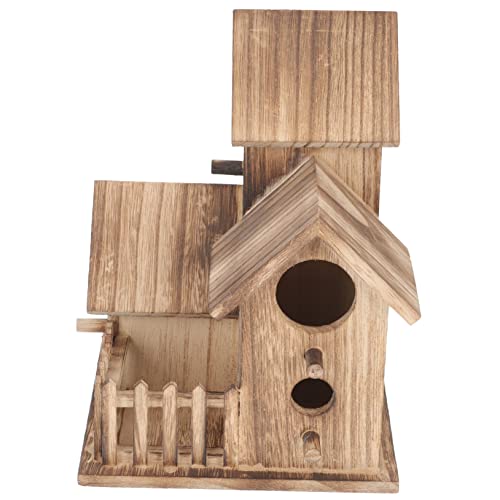 POPETPOP Vogelhaus Für Papageien Und Wellensittiche Nistkasten Im Kreativen Landhausstil Für Den Außenbereich Wetterfest Und Ohne Tür Vintage Farbdesign Ideal Für Garten Und POPETPOP Vogelhaus Für Papageien Und Wellensittiche Nistkasten Im Kreativen Landhausstil Für Den Außenbereich Wetterfest Und Ohne Tür Vintage Farbdesign Ideal Für Garten Und von POPETPOP