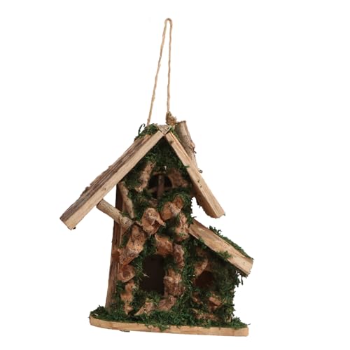POPETPOP Elegantes Vogelhaus Aus Holz Für Vögel Vogelkäfig Nest Gartendekoration POPETPOP Elegantes Vogelhaus Aus Holz Für Vögel Vogelkäfig Nest Gartendekoration von POPETPOP