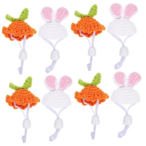 POPETPOP 8 STK Hamster-Strickmütze Schlangenhut für Haustiere Kopfschmuck für Haustiere Häkelzubehör Kleidung Entzückende Chinchilla-Kopfbedeckung entzückender Eichhörnchenhut Weben Guinea POPETPOP 8 STK Hamster-Strickmütze Schlangenhut für Haustiere Kopfschmuck für Haustiere Häkelzubehör Kleidung Entzückende Chinchilla-Kopfbedeckung entzückender Eichhörnchenhut Weben Guinea von POPETPOP