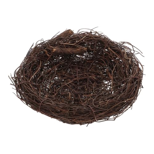 POPETPOP Künstliches Vogel-Nest Rattan Für Ostern Hochzeiten Und Garten Handgefertigte Dekoration Für Terrarien Und -projekte von POPETPOP