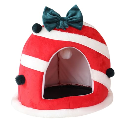 POPETPOP Weihnachtshaustiernest Weihnachtsbaum-katzenbaum Katzenzeltbett Katzenhaus Aus Pappe Beheiztes Katzenbett Katzenhäuser Katzennest Höhlenbett Für Welpen Schüssel Katzenbett Tuch Rot POPETPOP Weihnachtshaustiernest Weihnachtsbaum-katzenbaum Katzenzeltbett Katzenhaus Aus Pappe Beheiztes Katzenbett Katzenhäuser Katzennest Höhlenbett Für Welpen Schüssel Katzenbett Tuch Rot von POPETPOP