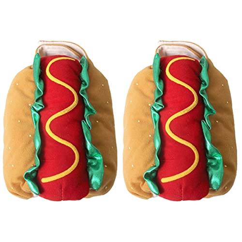 POPETPOP Weihnachtskostü Warme Hoodie-Kleidung für Hunde Welpen Haustiere Halloween Kleiner Anzug Katzen Hot Dog Kostü Katzen Kostümdesign – Cosplay-Kleidung Kätzchen Xs Lustiges von POPETPOP