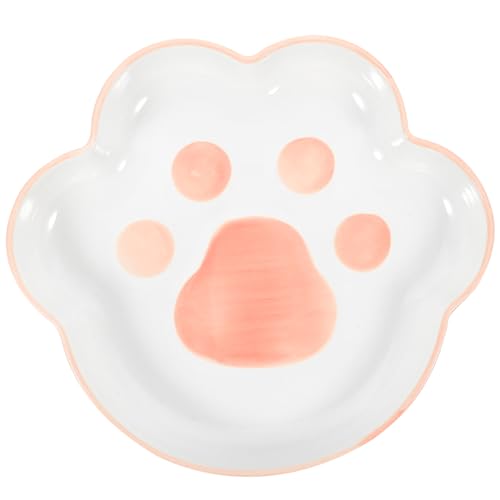 POPETPOP Welpen-Relief-Schnurrhaar, Rosa, erhöhte Schalen, vielseitig verwendbar, Lebensmittel, schöne Teller, Keramik-Werkzeug, Pfoten-Müdigkeit, Schüsselform, klein, erhöht, niedlich, für den Innenbereich, wiederverwendbare Schüsseln, Kätzchen, Katzen und POPETPOP Welpen-Relief-Schnurrhaar, Rosa, erhöhte Schalen, vielseitig verwendbar, Lebensmittel, schöne Teller, Keramik-Werkzeug, Pfoten-Müdigkeit, Schüsselform, klein, erhöht, niedlich, für den Innenbereich, wiederverwendbare Schüsseln, Kätzchen, Katzen und von POPETPOP