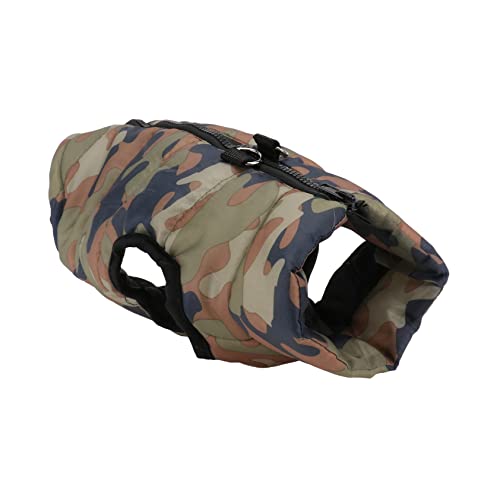 POPETPOP Haustier Hund Welpen Baumwolle Gefütterte Weste Camouflage Muster Komfortable Hund Mantel für Herbst/ von POPETPOP