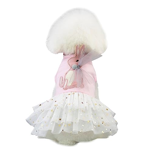 POPETPOP Süße Hundekleidung Tutu-hundeweste Aus Gaze Ostern Hundekleid Hundekleidung Für ädchen Hunde Verkleidet ädchen Rock Hundemantel Welpenkleid Morgenmantel Haustier Brautjungfer von POPETPOP