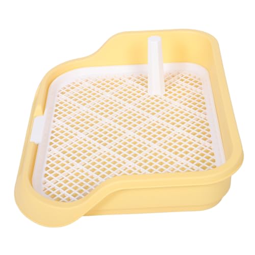 POPETPOP Hundetoilette für Innenbereich Tragbares Trainingspad für Welpen Spritzwassergeschützte Haustiertoilette Halter für Pads Effizientes Abfallmanagement für Kleine Hunde von POPETPOP