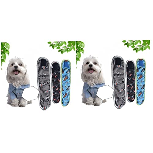 POPETPOP 2 Sets Hundehosen Waschbare PIPI-Pads Klebestreifen Wiederverwendbare Hundewindeln Für Männliche Welpen Haustierunterwäsche Atmungsaktives Material 3 Stück X 2 POPETPOP 2 Sets Hundehosen Waschbare PIPI-Pads Klebestreifen Wiederverwendbare Hundewindeln Für Männliche Welpen Haustierunterwäsche Atmungsaktives Material 3 Stück X 2 von POPETPOP