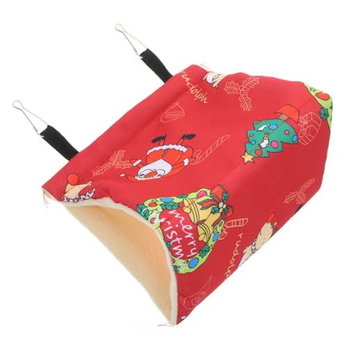 POPETPOP Vogelhaus Aus Baumwolle Mit Winterdesign Für Kleine Und Mittelgroße Vögel Sowie Kleintiere Wie Frettchen Und Chinchillas Als Schlafhaus Oder Hängematte Verwendbar Einfach Am POPETPOP Vogelhaus Aus Baumwolle Mit Winterdesign Für Kleine Und Mittelgroße Vögel Sowie Kleintiere Wie Frettchen Und Chinchillas Als Schlafhaus Oder Hängematte Verwendbar Einfach Am von POPETPOP