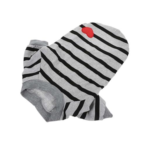 POPETPOP Stylisches Hundeshirt Baumwolle Atmungsaktive Für Kleine Hunde Für Frühling Sommer Xs Für Alltag Und Besondere Anlässe von POPETPOP