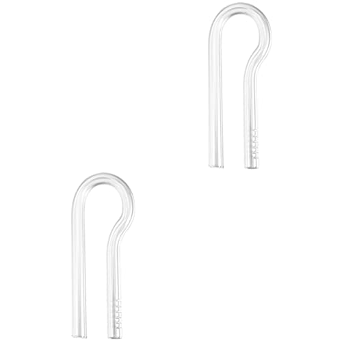 POPETPOP 2-teiliges Aquarium- -Set -einlass-/auslassrohr Aquarium- R-förmiges Design Für Wasser 13 cm von POPETPOP